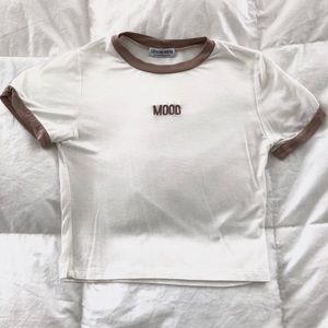Fashion Nova size small crop top. “Mood”.